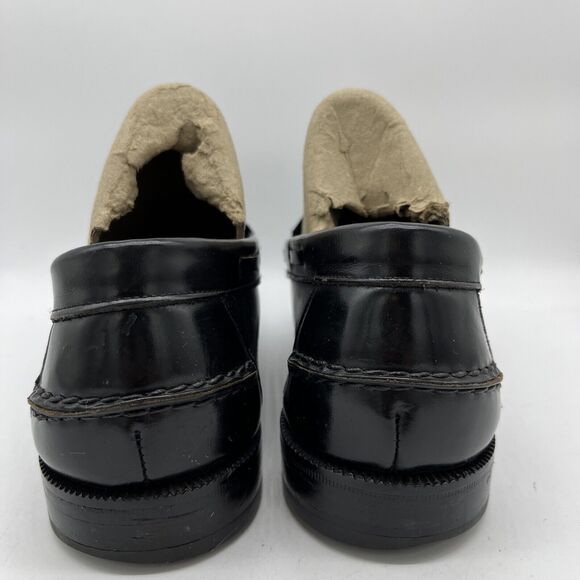 Florsheim Men's Loafer Dress Shoes Black Leather Moc Toe Tasseled Slip On 9.5 D - Picture 3 of 11